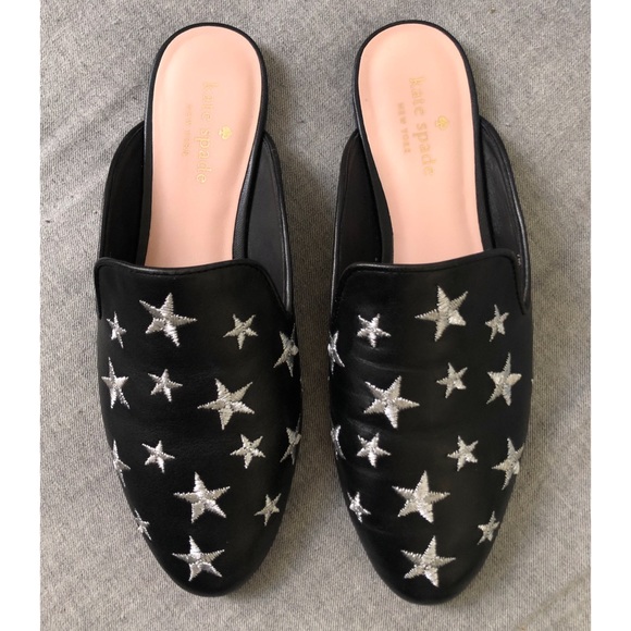 Kate Spade Embroidered Star Mules - Picture 2 of 7